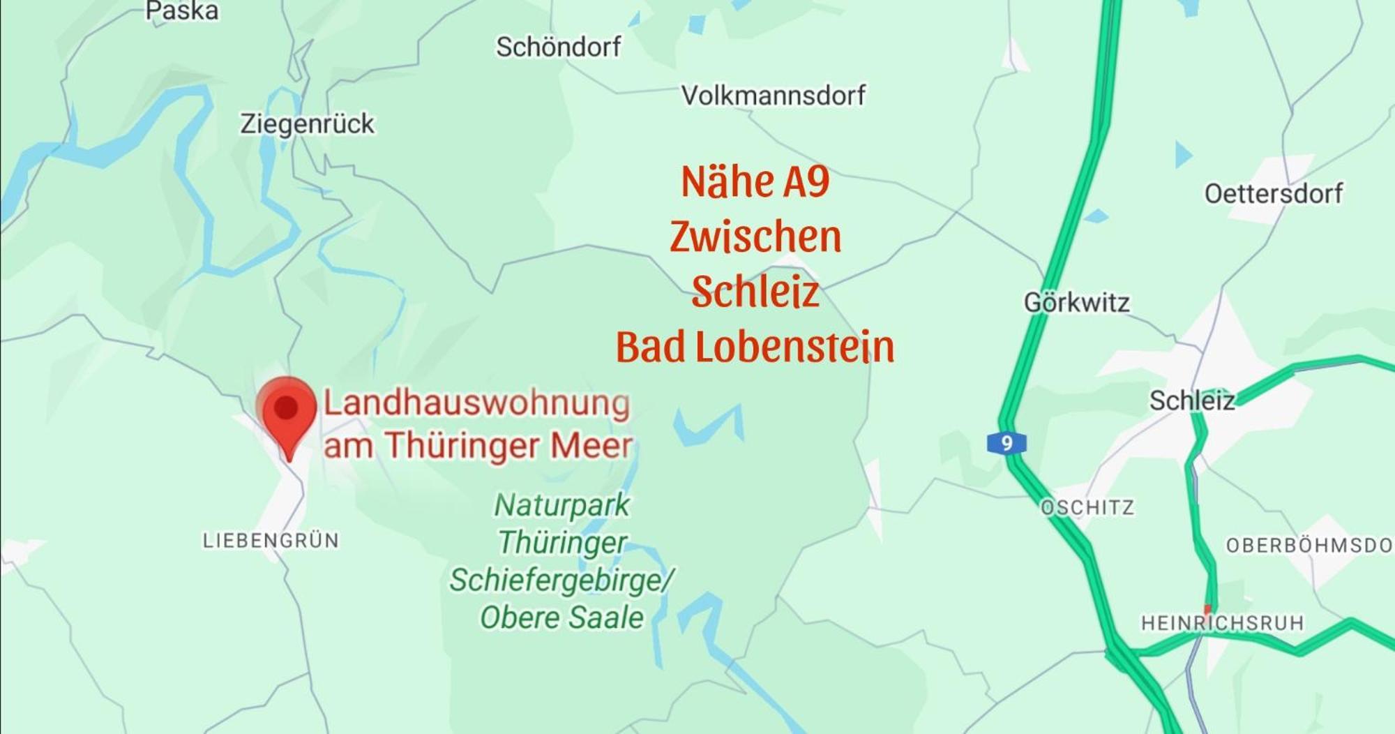 Landhauswohnung Am Thueringer Meer - Fuehlen Wie Zuhause Remptendorf Exterior photo